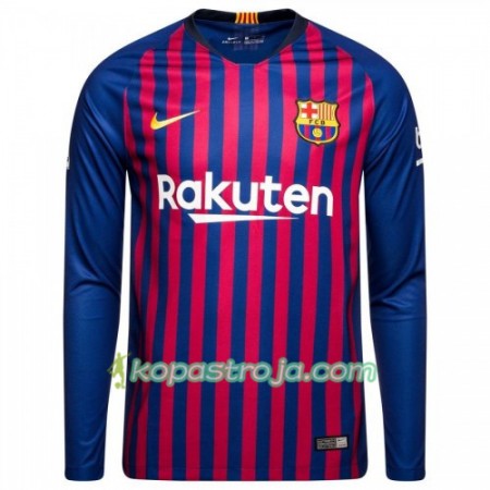 Billiga Fotbollströjor FC Barcelona Hemma tröja 2018/19 Långärmad